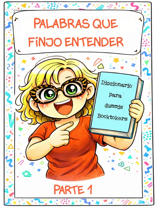 Diccionario para Dummies Bookstagramers Parte 1